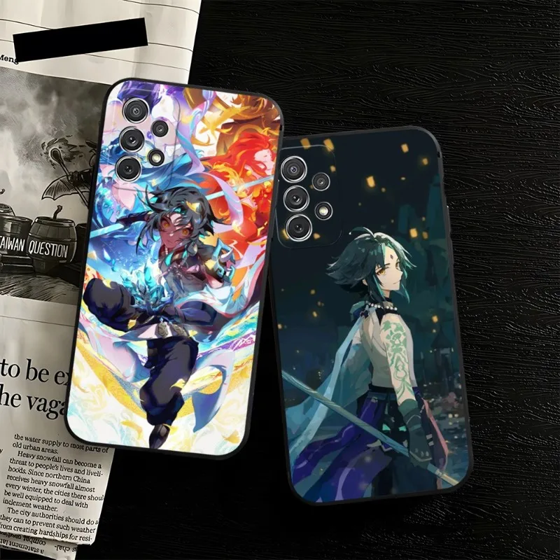 

Genshin Impact Xiao Phone Case Back For Samsung S22 S23 S30 S21 S20 S9 S10 S8 S7 S6 Pro Plus Edge Ultra Fe Silicone Soft Cover