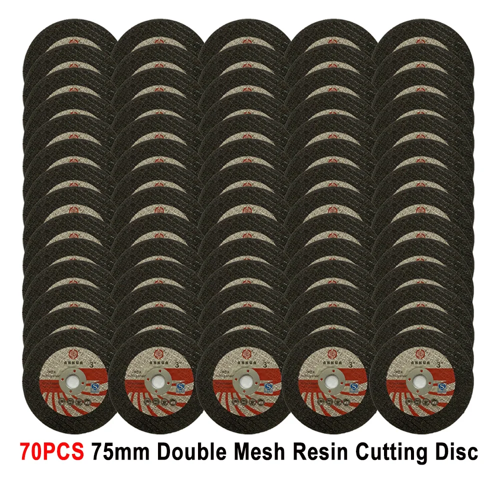 

70 шт. 75 мм шлифовальный диск мини-угловая шлифовальная машина круговой полимерный шлифовальный круг лезвие пилы режущий диск угловая шлифо...