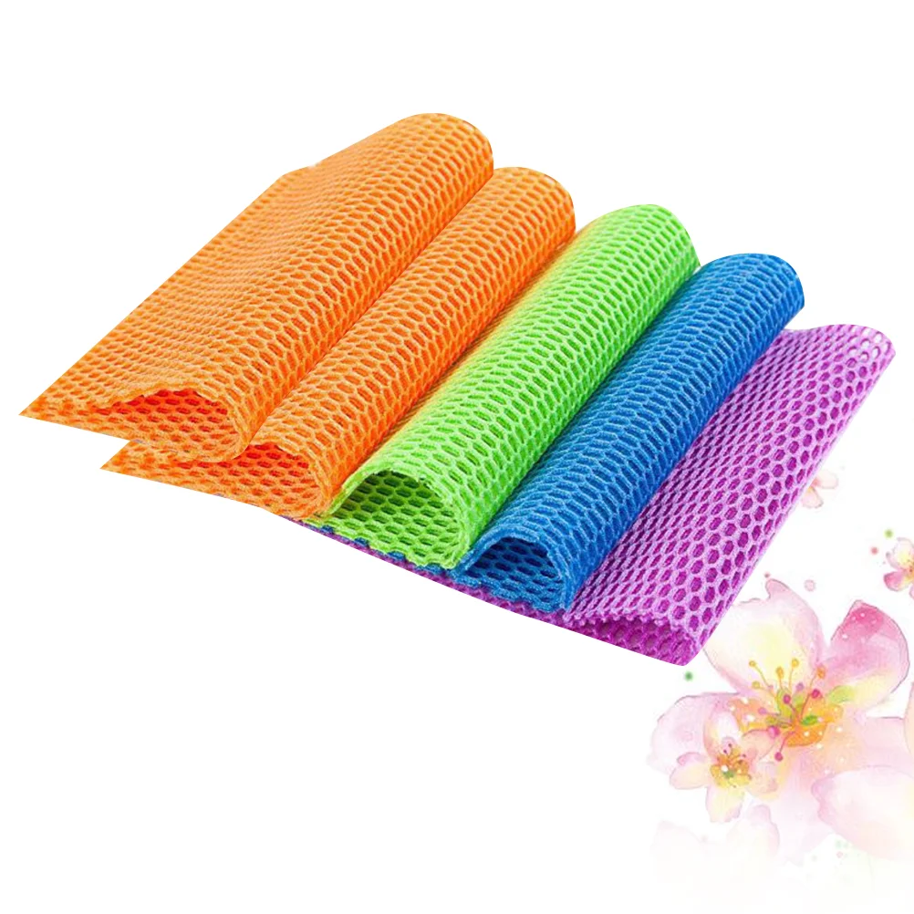

Dish Kitchen Cloth Towels Cleaning Wash Rags Cloths Mesh Wipes Cotton Scrub Net