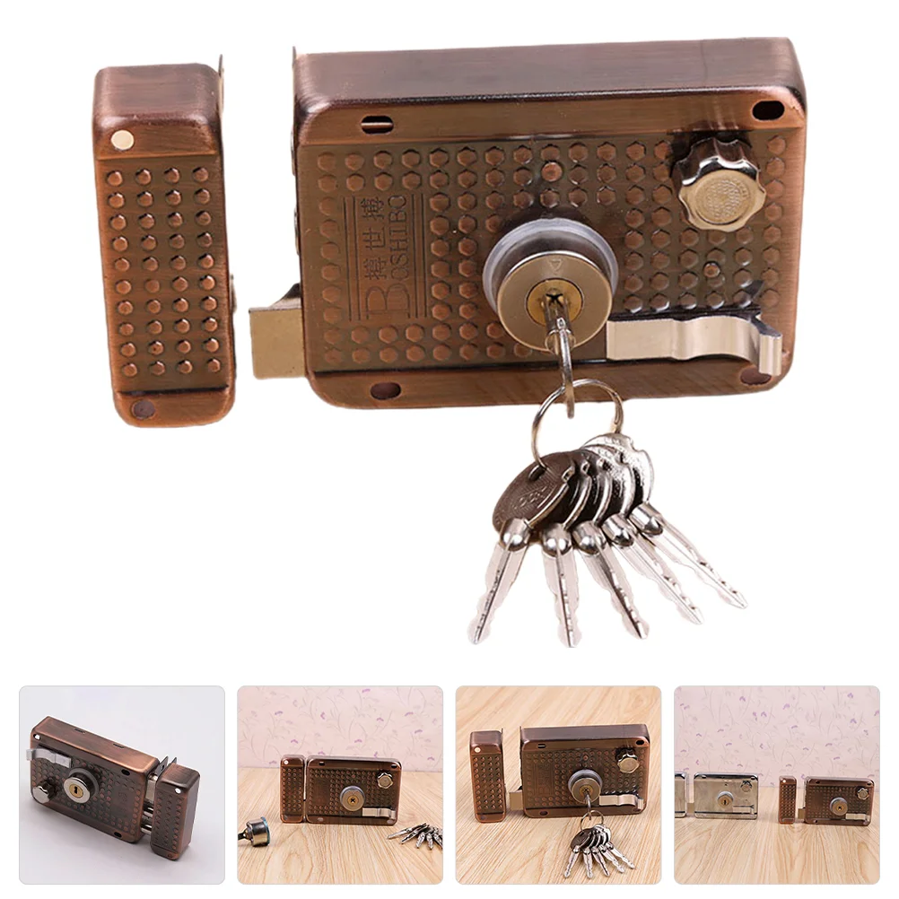 Дверной замок защелка винтажная фурнитура дверная ручка с болтовым крючком