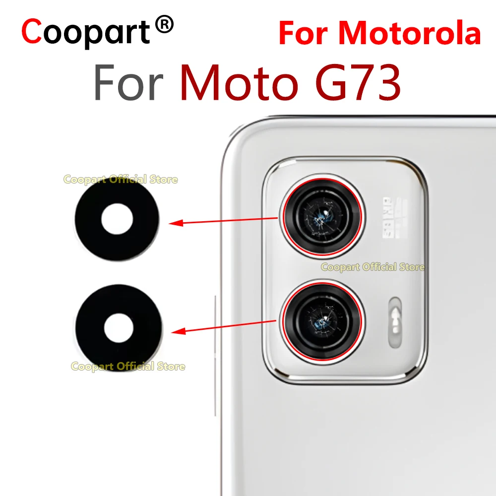 New Coopart стеклянная крышка объектива задней камеры для Motorola Moto G73 с клейкой