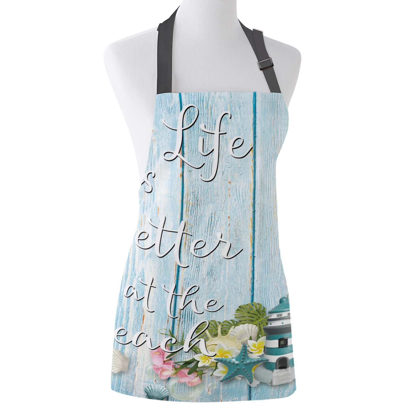 

Австрийские фартуки с надписью Flower Life Is Better, пляжные фартуки для женщин, аксессуары для выпечки, детские, женские, мужские, Детские Кухонные ...