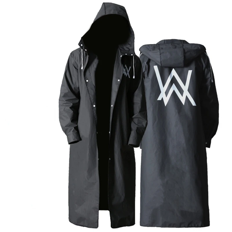 

Outdoor Cape Raincoat Jacket Men Waterproof Hoodie Long Black Raincoat Hiking Motorcycle Fashion Capa De Chuva Waterproof AB50YP