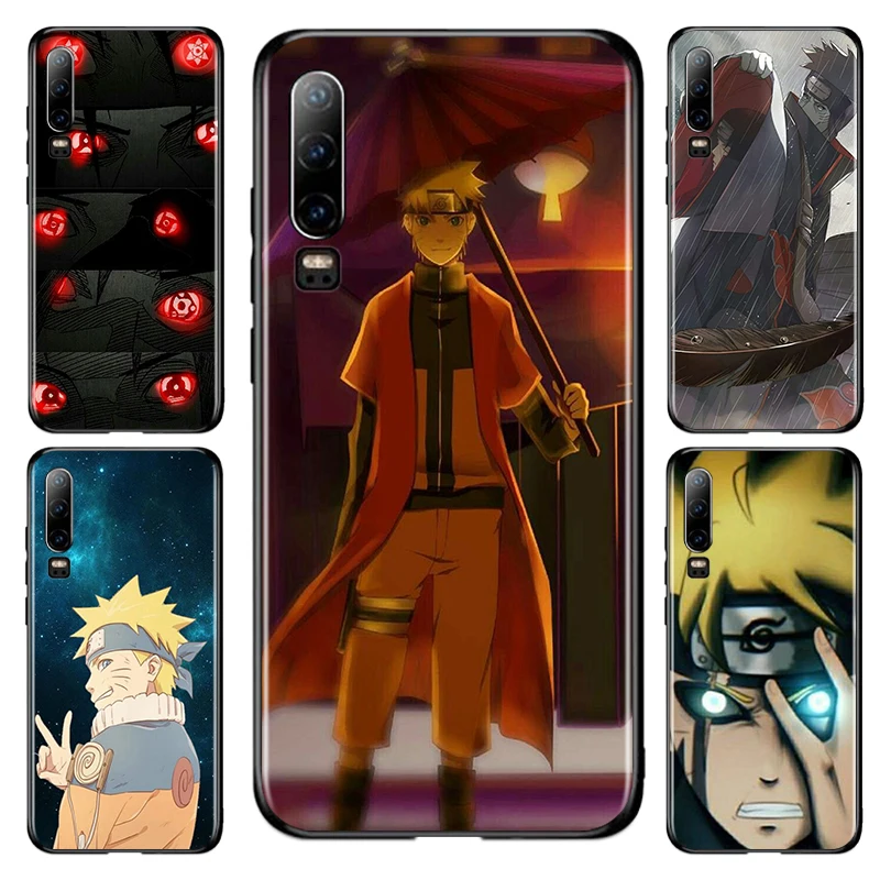 

Naruto anime cool For Huawei P10 P20 P30 P40 P50 lite Pro lite E P Smart 2019 Z 2021 2018 2020 Black luxury Silicone Phone Case
