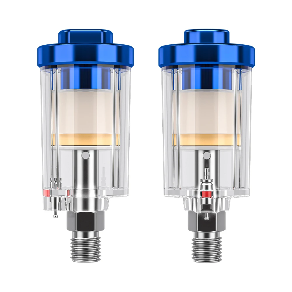 

1/4'' Water Oil Separator Inline For Compressor Spray Paint Gun Air Hose Filter Moisture Trap for cars/motorcycles