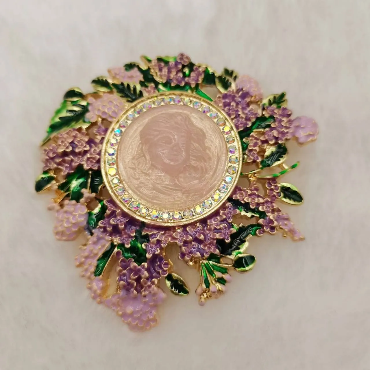 

Brand Trend Three-dimensional Sleeping Beauty Flower Brooch for Women Jewelry