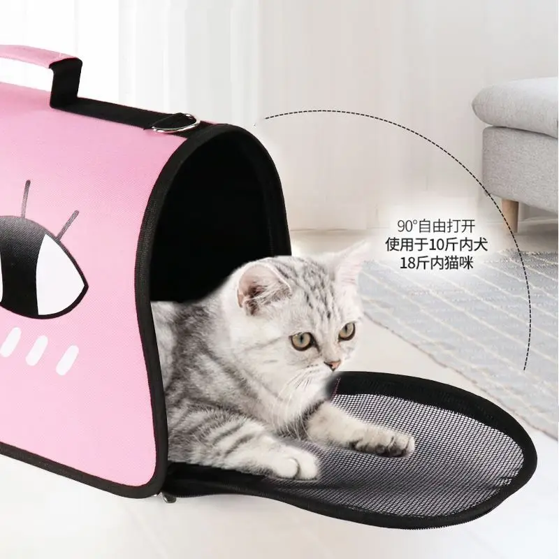 Pet Diaper Bag Crossbody Shoulder Bag Dog and Cat Universal Breathable Go out Portable Handbag Cat Bag