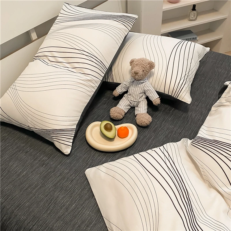 Комплект постельного белья из 100% хлопка с принтом в горошек |