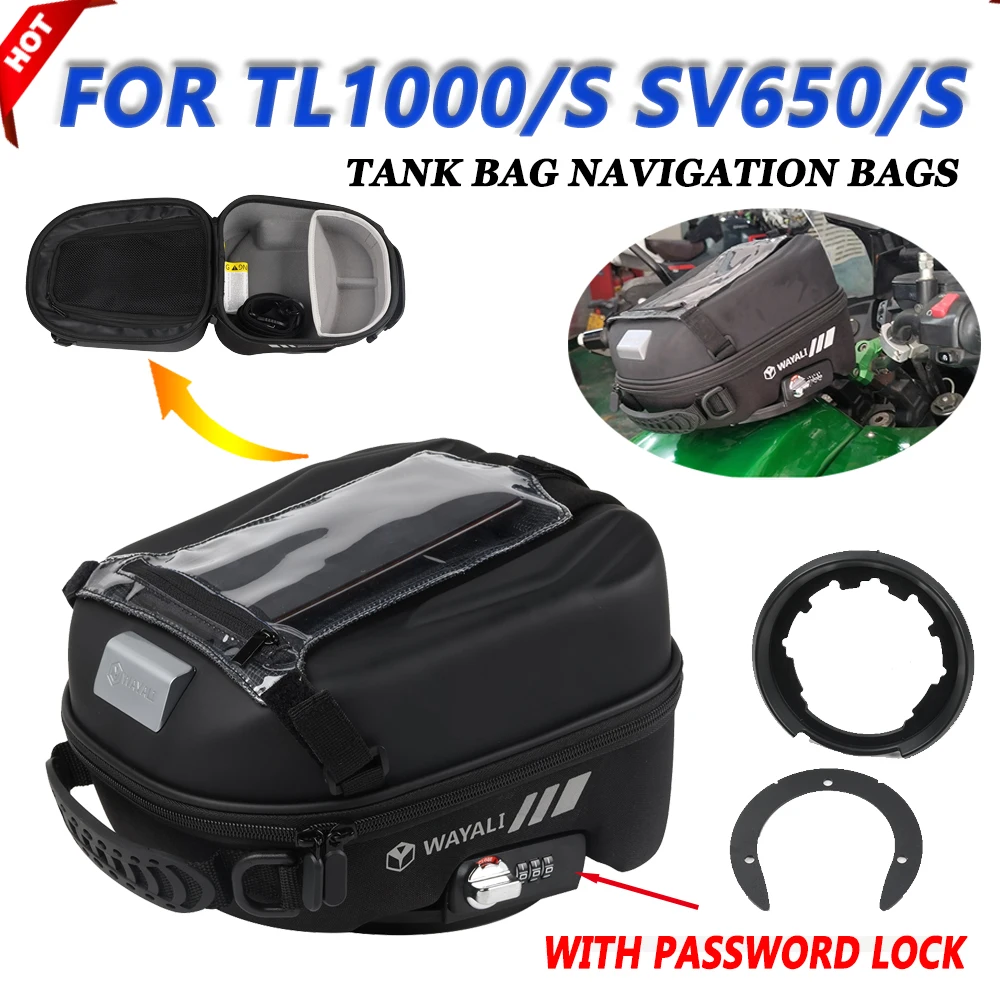 Для SUZUKI TL1000S TL1000R TL 1000 S R SV650S SV650 SV 650 650S 5 5L Сумка-бак Пакет для навигации с замком