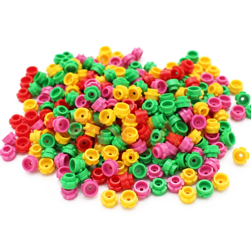 Строительные блоки 24866 1x1 пятилепестковые цветы трава сделай сам развивающие