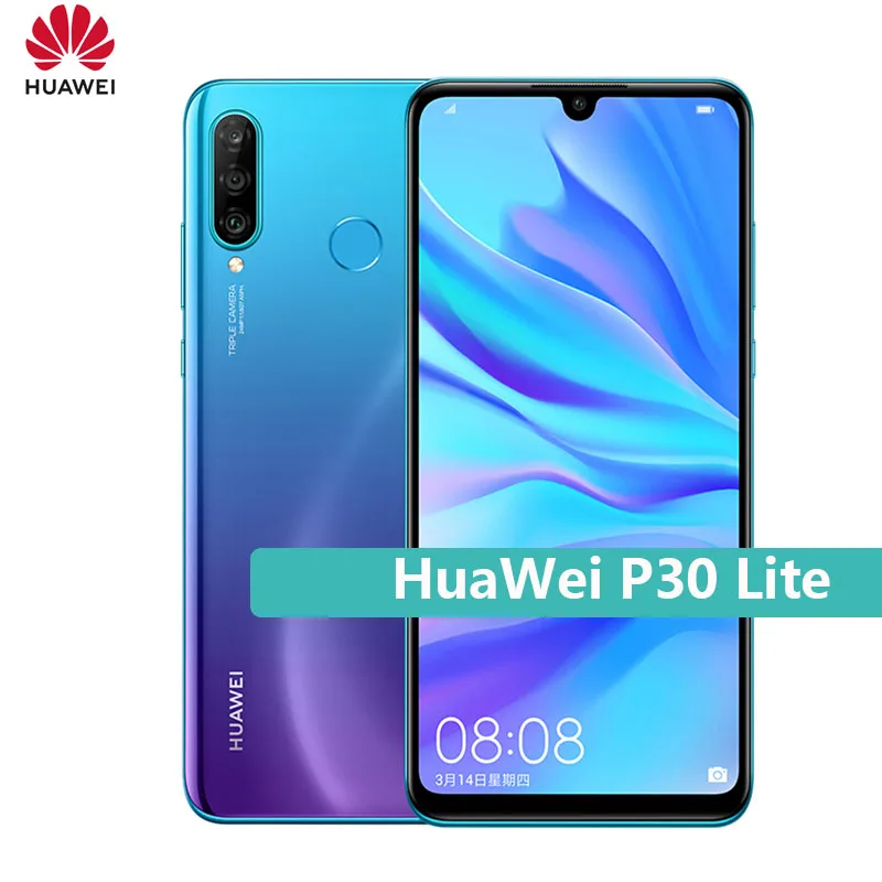 

Смартфон HuaWei P30 Lite, сканер отпечатков пальцев, экран 6,15 дюйма, 6 ГБ ОЗУ, 128 Гб ПЗУ, 710 МП, Kirin, Восстановленный