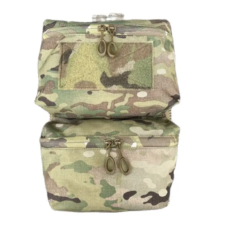 

FPC Tactical Vest Double Pocket Zipper Backpack Military Hunting Accessories Backboard Bag Multicam Imported Fabric