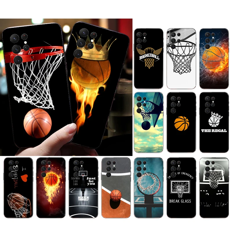 

Phone Case for Samsung Galaxy S23 S22 S21 S20 Ultra S20 S22 S21 S10 S9 Plus S10E S20FE Basketball Sport