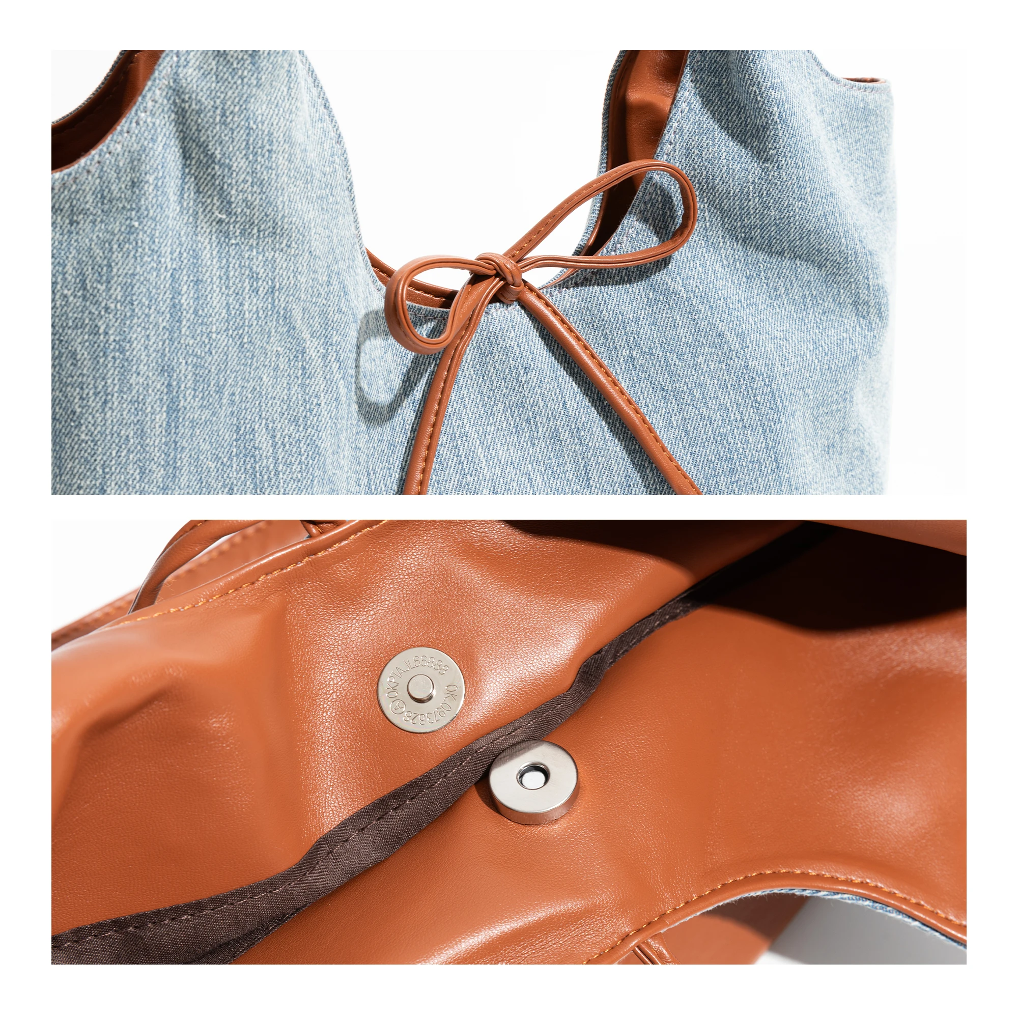 MABULA винтажная повседневная джинсовая сумка высококачественная модная через