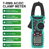 ms203 digital current clamp meter acdc current voltage 6000 counts ncv trms usb clamp meter mulitimeter tester