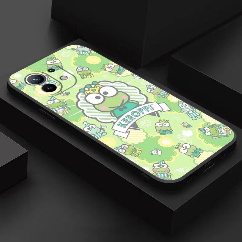 Фото Чехол с рисунком зеленой лягушки K-Keroppis для Poco X6 X7 X8 M6 M7 M8 F6 F7 Pro Max, для Xiaomi 17T PRO 12T 13T 14T 15T 15 F8 Ultra Cover №5