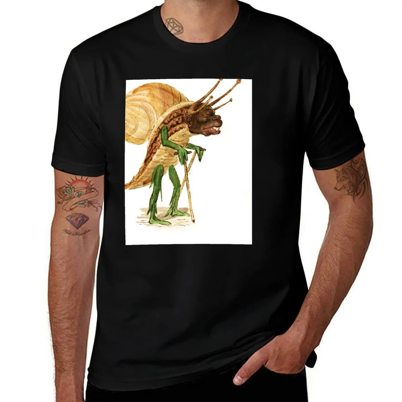 Странная антропоморфная футболка с человеческим монстром большие размеры