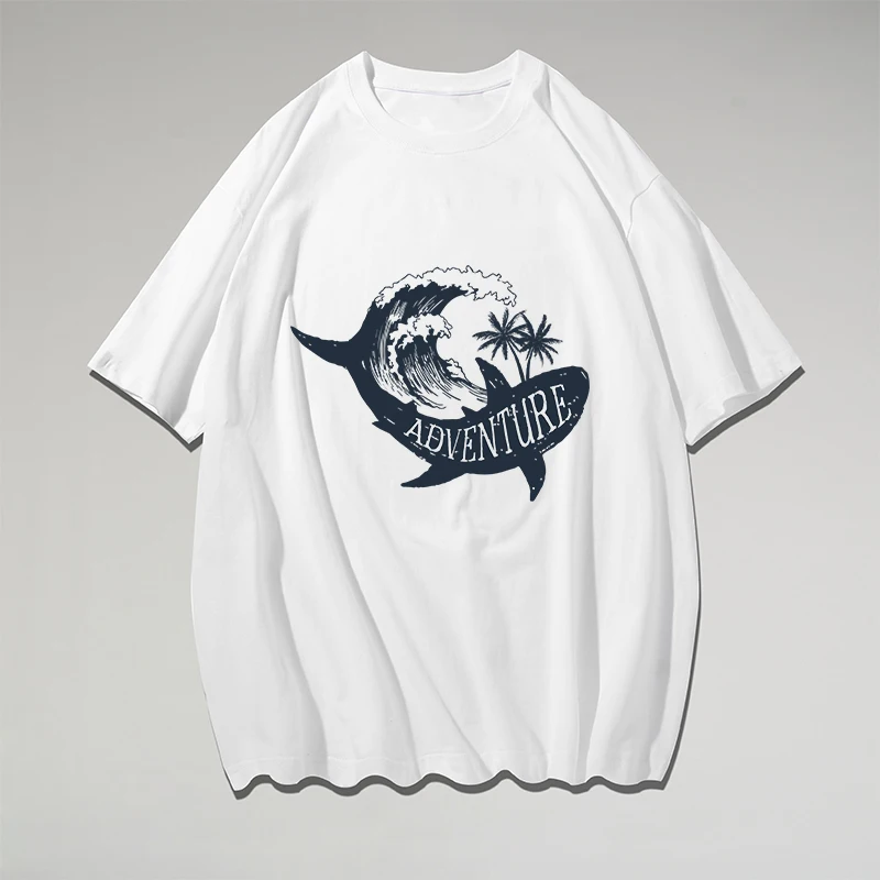

Watercolor Drop Sleeves School For Men O-Neck Kpop Under Shirt Rap Cotton Ethnic New Design Teenage Undershirt