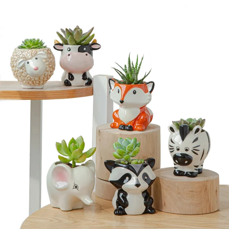 Strongwell мультяшный цветочный горшок простой милый фотоальбом креативный домашний