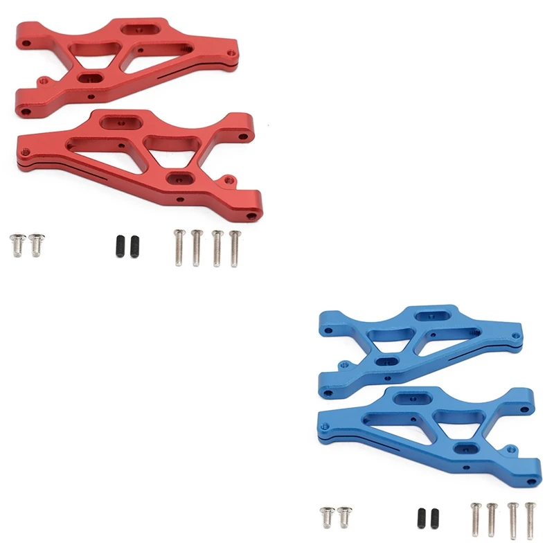 

2 шт., металлические передние и нижние подвесные рычаги для ARRMA Mojave 1/7 6S 4WD BLX RC