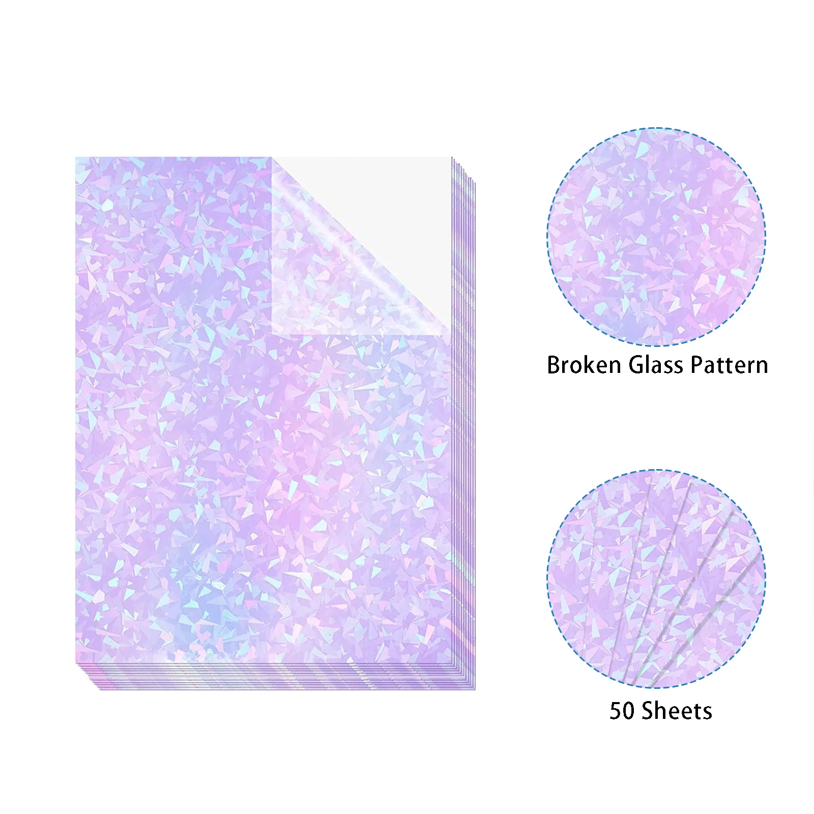 

Голографическая пленка Husper для холодного ламинирования