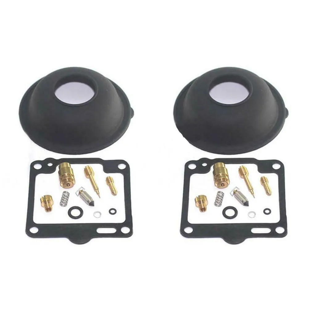 

2 Sets Car Carburetor Repair Carb Rebuild Kits With Diaphragms For XV750 Virago 750 1988-1997 Car Accessories