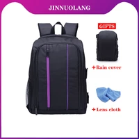 jinnuolang men and women outdoor camera bag waterproof functional breathable dslr backpack camera video bag all weather hot sale