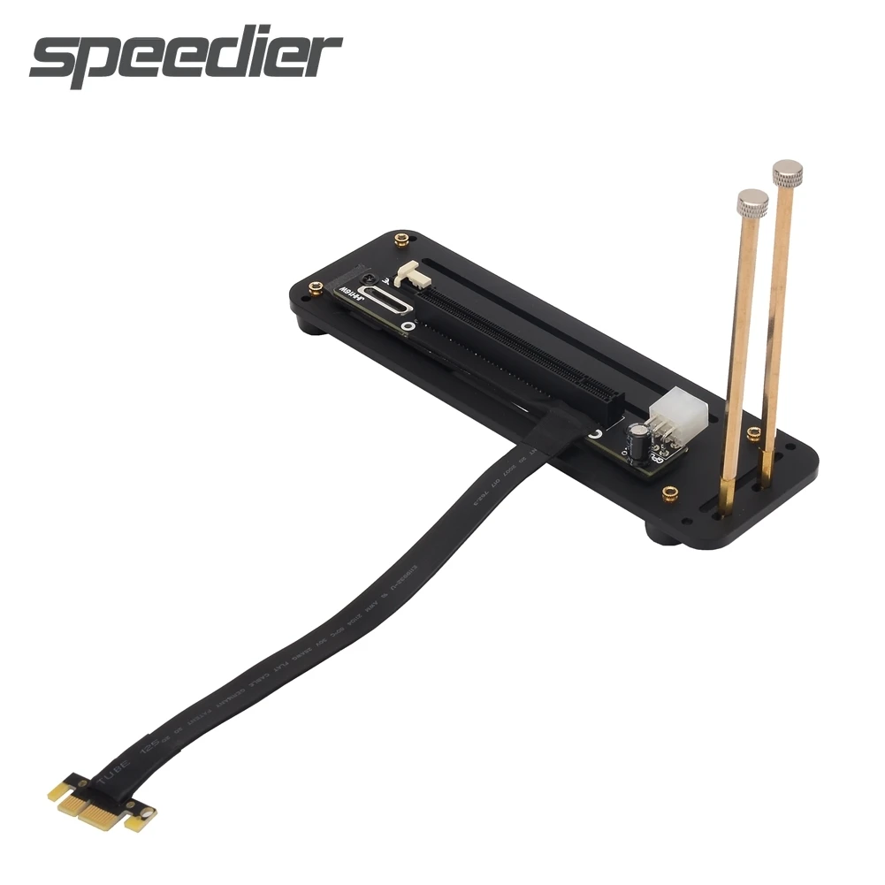 Недорогой PCI Express 3 0x1 до x16 переходник Удлинительный кабель AMD NVIDIA Видеокарта PCI-E 1x