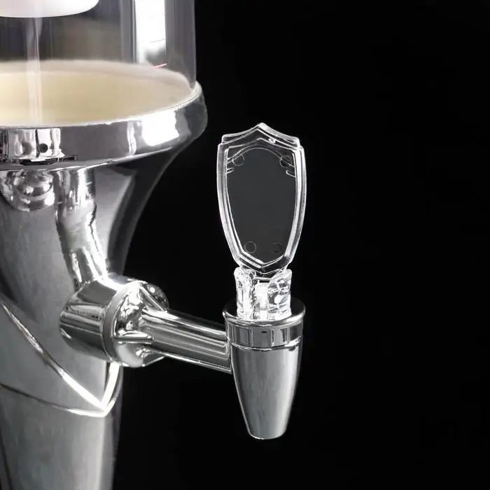 Башня пивная &quotПетронас&quot 3 л колба с подсветкой 2 батарейки цвет металлик |