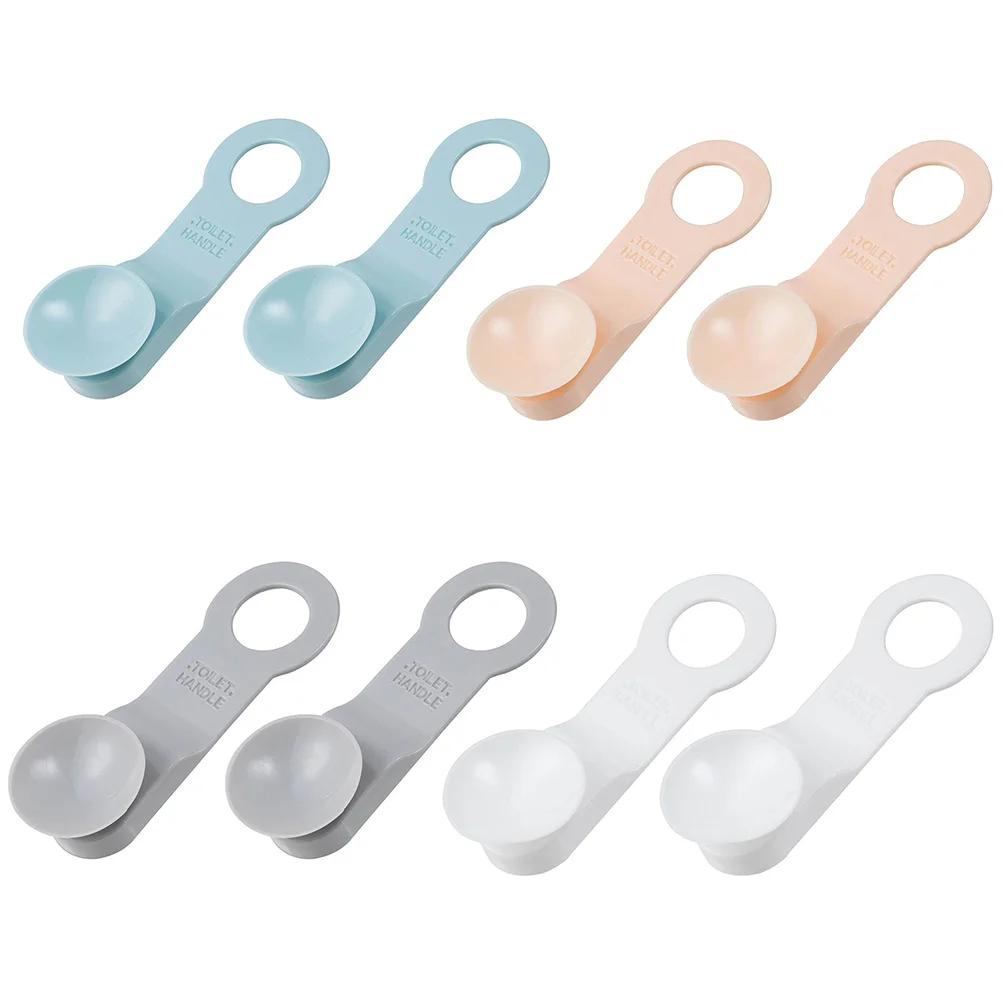 

4 Pairs of Creative Toilet Lifter Toilet Lid Lifting Tool Toilet Handle