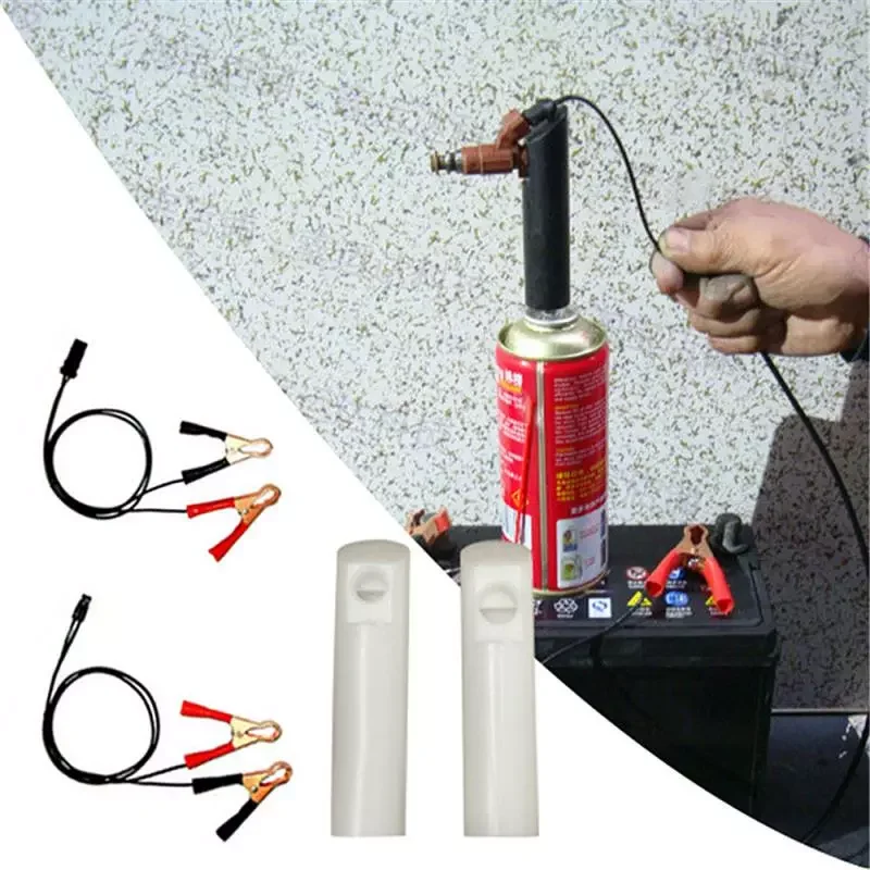 

Car Fuel Injector Flush Cleaner Wash Adapter Tool Set Nozzle DIY Kit Tool Kit Set Car Wash Tool