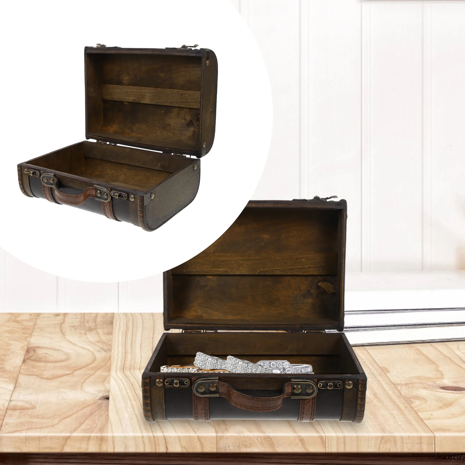 

Dresser Vintage Trinket Box Case Decorative Storage Box