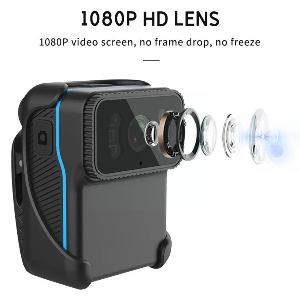 

1080P Hd CS02 Sports Camera Night Vision DV Travel Recorder For Law Enforcement Mini Body Worn Cam E7O7