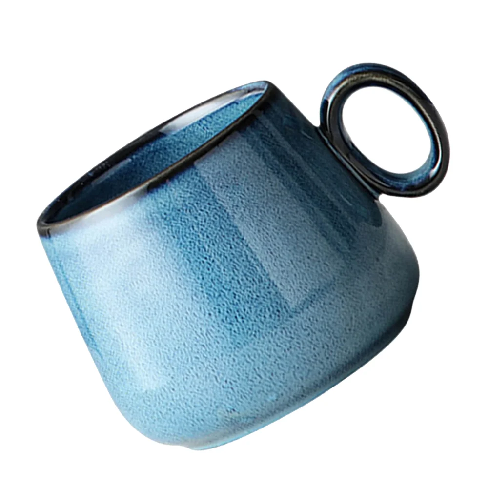 

Coffee Mug Retro Tea Cup Ceramic Water Mug Office Drinks Cup Water Cup 230ml