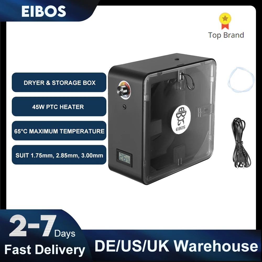 Сушилка для наполнителя Eibos с 3d-печатью коробка хранения вентилятором