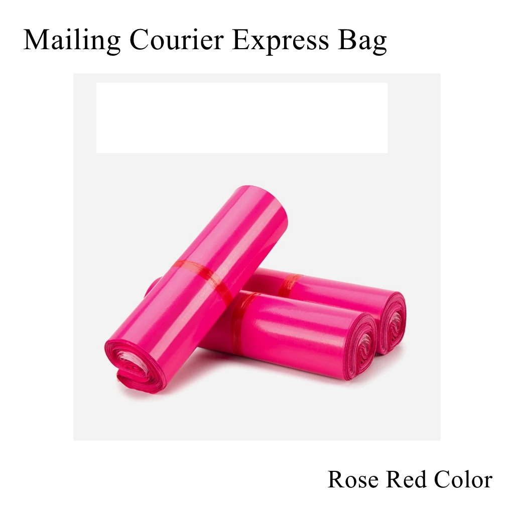 

Розово-красная Курьерская сумка, стандартная упаковка для отправки, самоклеящаяся упаковка, водонепроницаемая полиэтиленовая пластиковая...
