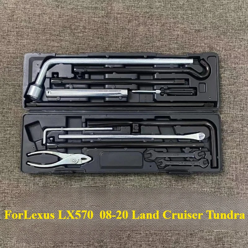 

Для Toyota Land Cruiser Prado LC150 2700 4000 Lexus LX570 GX460 Tundra с автомобильным набором инструментов, гаечный ключ, рокер для запасных шин, автомобильные аксессуары
