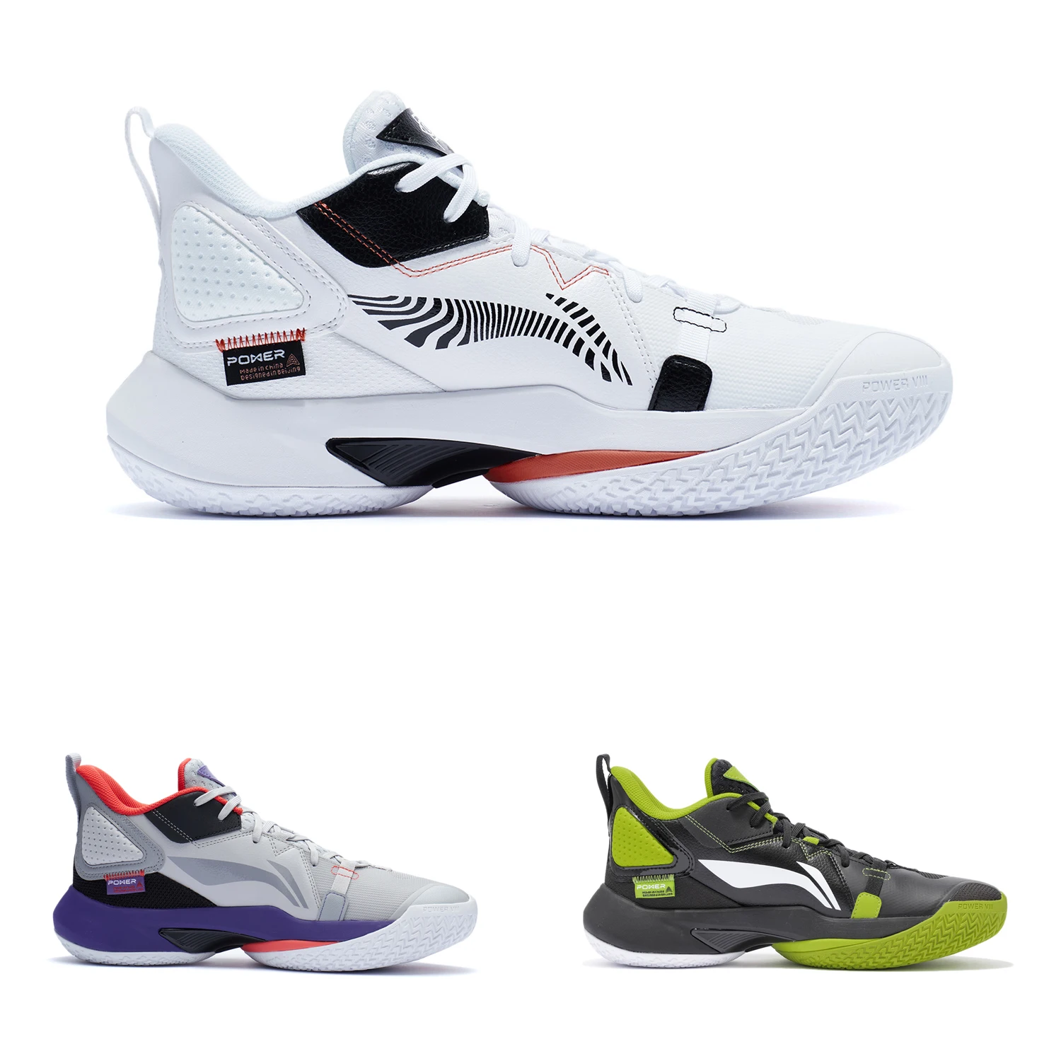 Баскетбольные кроссовки Li-Ning для мужчин POWER VIII обувь Power 8 PROBAR LOC носимая подкладка