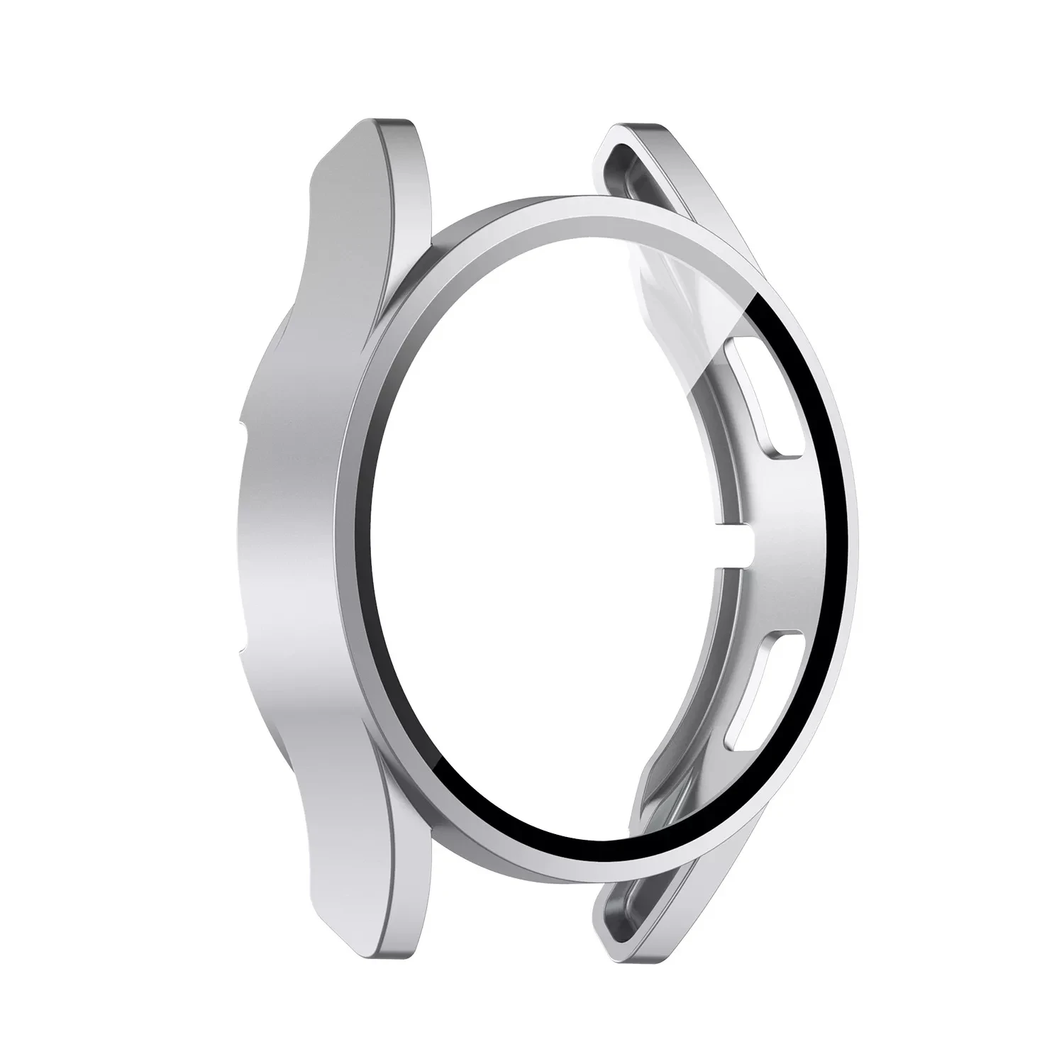 

Стекло + чехол для Samsung Galaxy Watch 4, аксессуары, универсальный противоударный бампер + защита для экрана Galaxy Watch 4 44 мм 40 мм