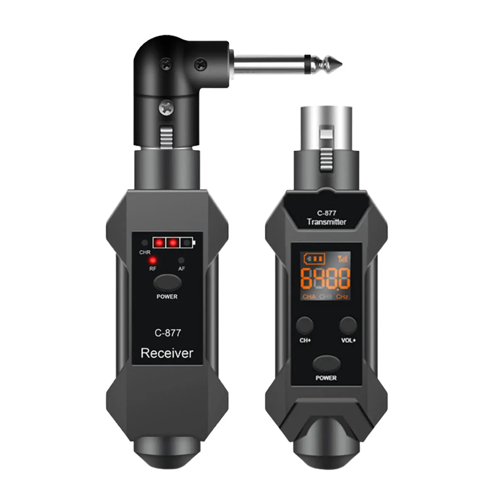 

Convert XLR Equipped Dynamic Microphone to Wireless Plug On 3 Pins for Sound