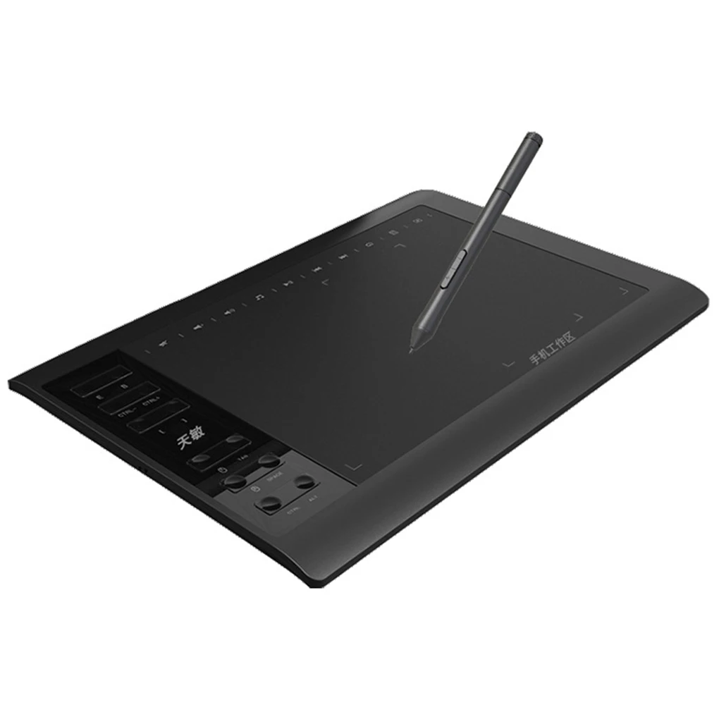 

Графический планшет G10, 10x6 дюймов, 8192 уровней нажатия