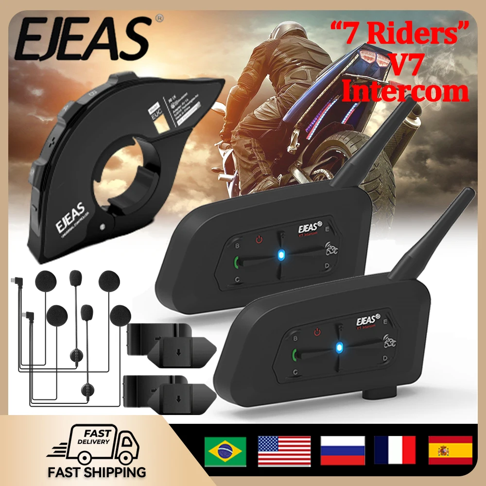 Bluetooth-гарнитура для мотоциклетного шлема с дистанционным управлением