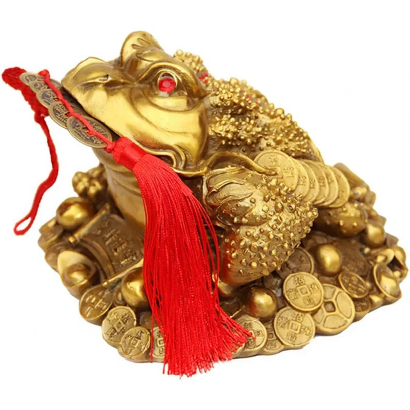 Фэн-шуй из латуни искусственное богатство с тремя ногами традиционный набор 5