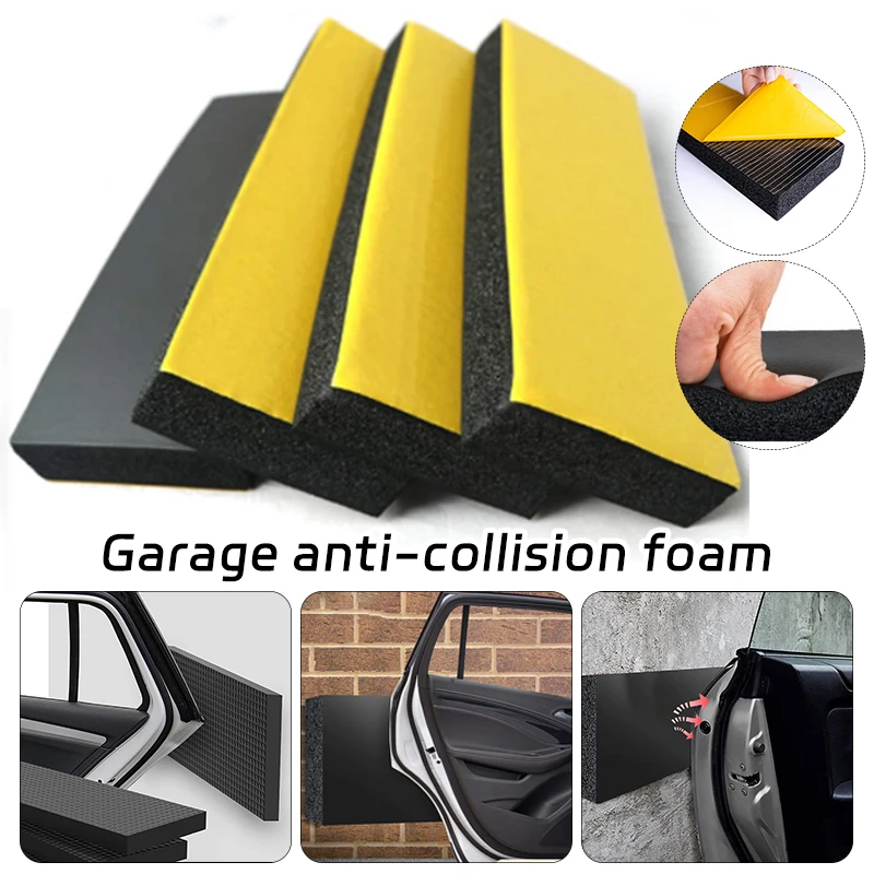 4Ps 3Cm Addensare Garage Wall Protector Garage Car Door Bumper Anti-Collisione Strip Guard Protezione Da Parete Di Parcheggio Di Sicurezza Impermeabil