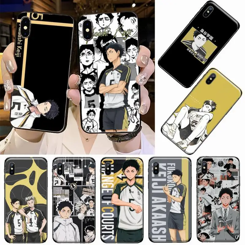

Akaashi Keiji Haikyuu Phone Case For iphone 12 11 13 7 8 6 s plus x xs xr pro max mini