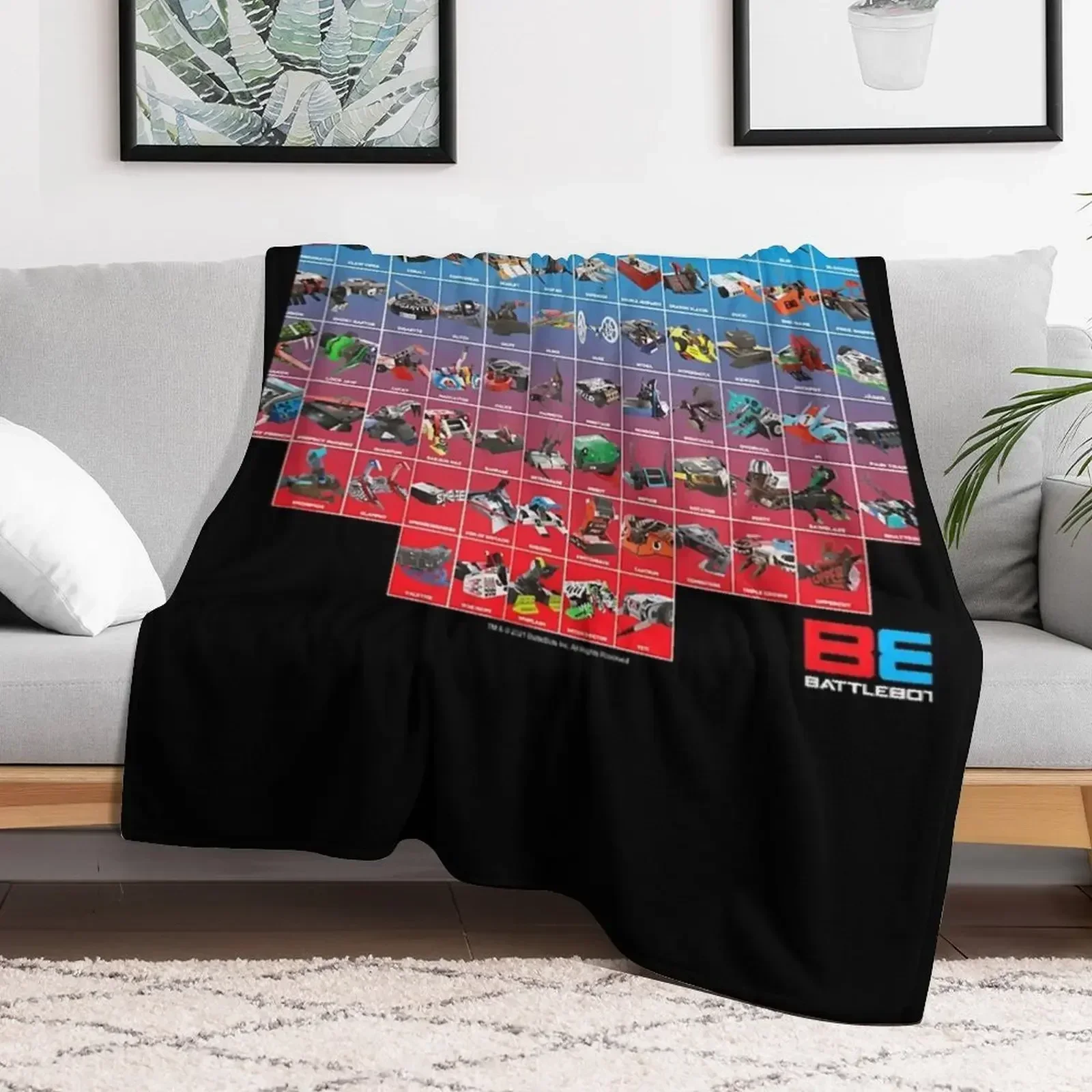 Роботы Battlebot Робототехника Логотип Battlebots Дизайн Скидка Dres Пледы Роскошные одеяла