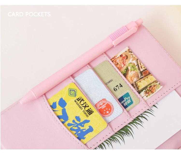 

A6 PU Budget Binder Planner 8pcs Cash packets 12pcs budget sheets Diary Agenda Planner Bullet Cover School Stationery 21pcs