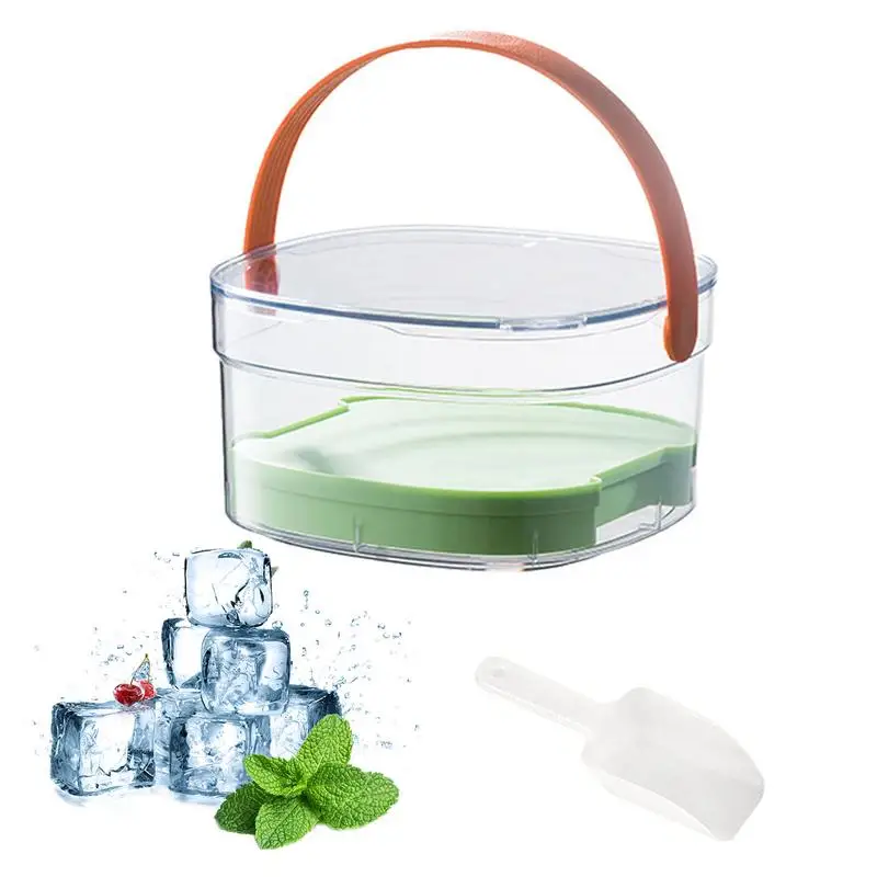 

Ice Cube Tray With Lid And Container Spill Proof Ice Tray Leak Proof Easy Release Durable Ice Trays For Freezer Ice Molds Trays