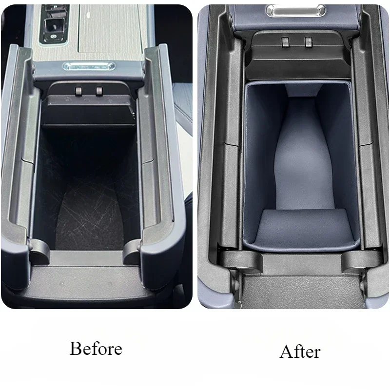 Для Geely Boyue L Atlas FX11 Starray 2024 автомобильный подлокотник ящик для хранения кожаный