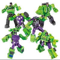 6 in 1 transformation mini devastator figure toys robot car toys truck collection kid adult gift